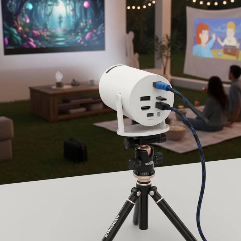 Bytebelle™ Portable Smart Projector
