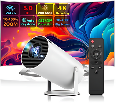 Bytebelle™ Portable Smart Projector